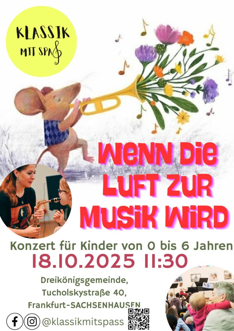 Wenn die Luft zur Musik wird, 18.10.2025|11:30
