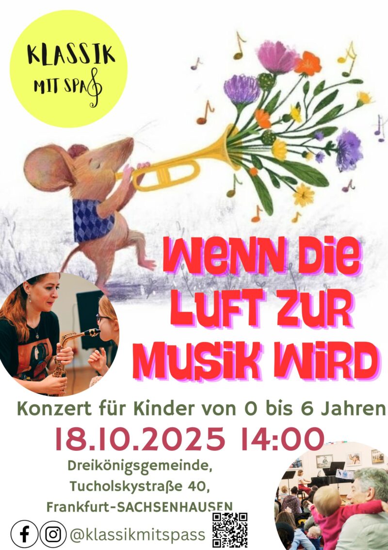 Wenn die Luft zur Musik wird, 18.10.2025|14:00