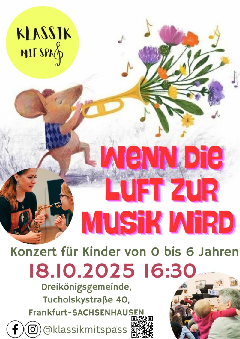 Wenn die Luft zur Musik wird, 18.10.2025|16:30