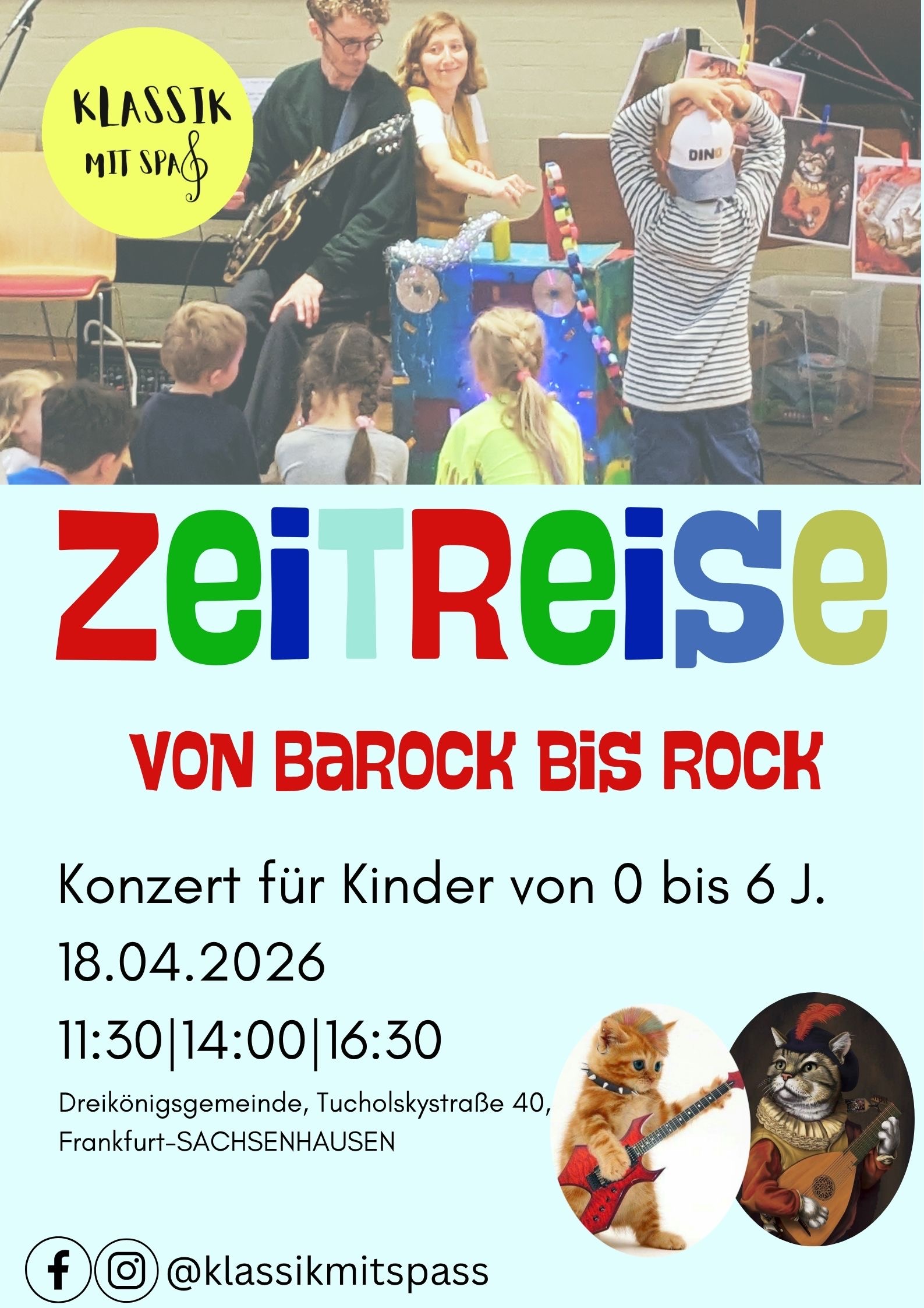 Zeitreise von Barock bis Rock
