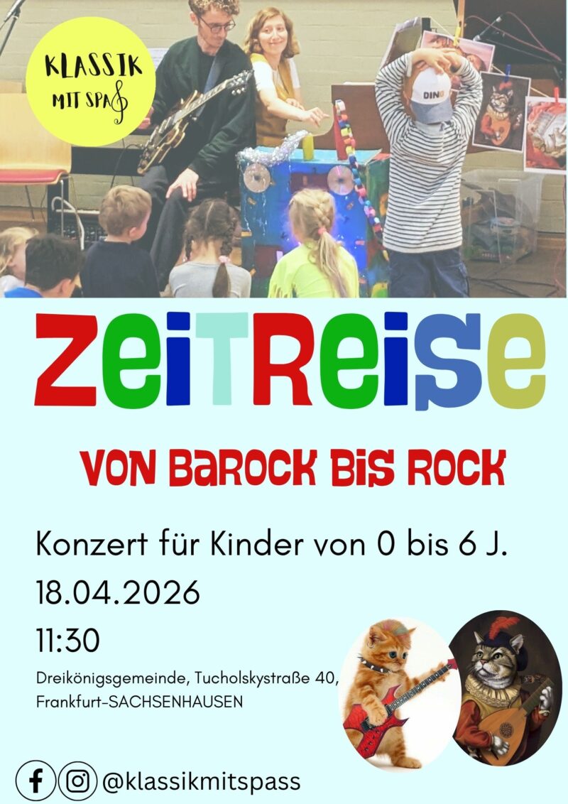 Zeitreise von Barock bis Rock, 18.04.2026|11:30